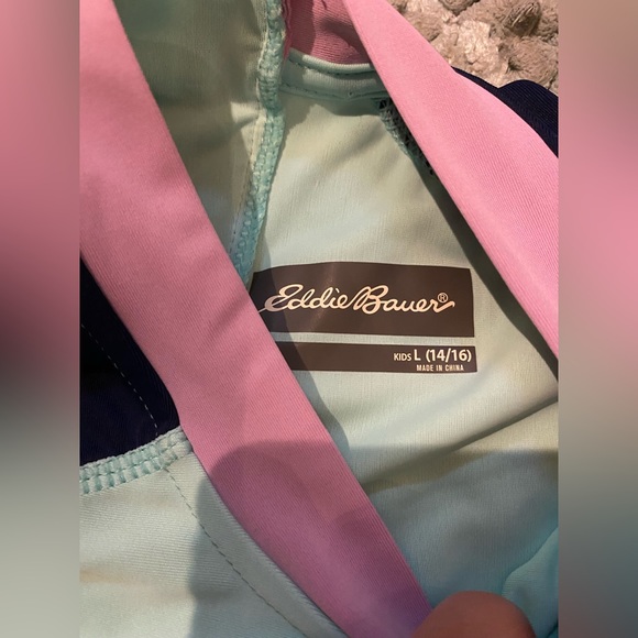 NWOT Eddie Bauer Kids Swim Suit with Reversible Bottoms sz:L (14/16) Kids - Picture 8 of 12